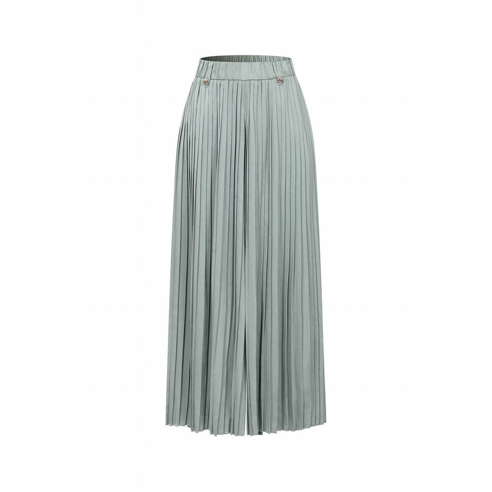 NEW RIVIR women's pleated wide leg pants in desert sage